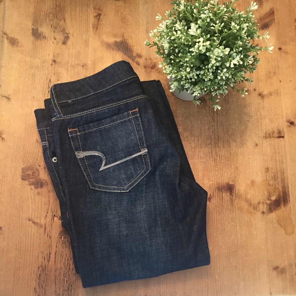 Vintage Y2K American Eagle Real Flare Dark Wash Jeans - Picture 5 of 6